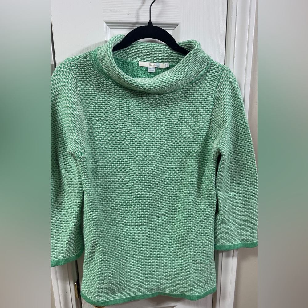 Boden Mint Green Cowl Neck Sweater (mix19) - Picture 4 of 5